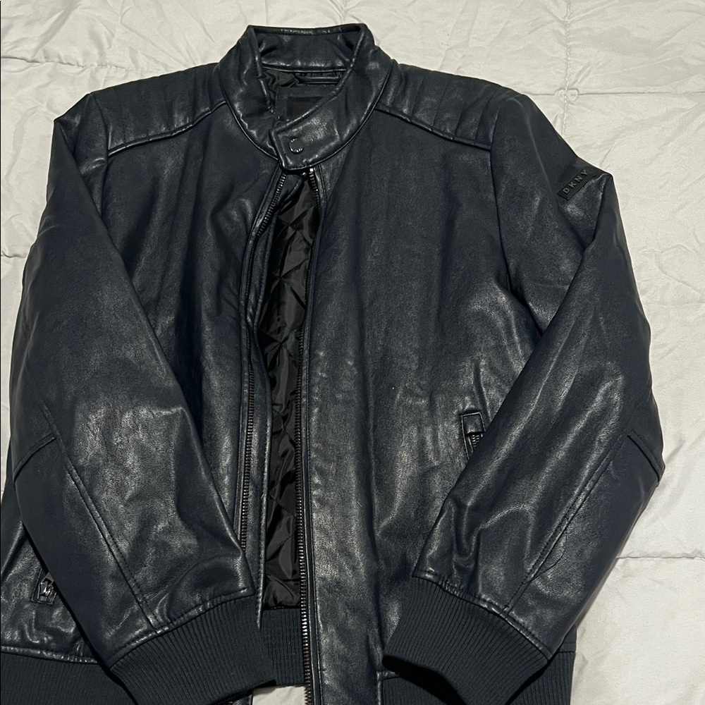 DKNY Men's Black Bomber Jacket